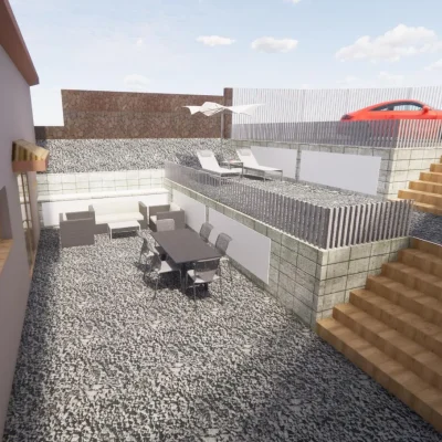 Acabados casa contenedor 60m2 2