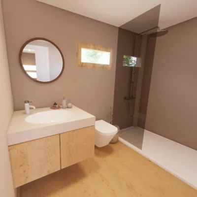 Acabados casa contenedor 60m2 8